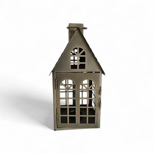 Charming Bronze Metal Tea Light Latern Holder